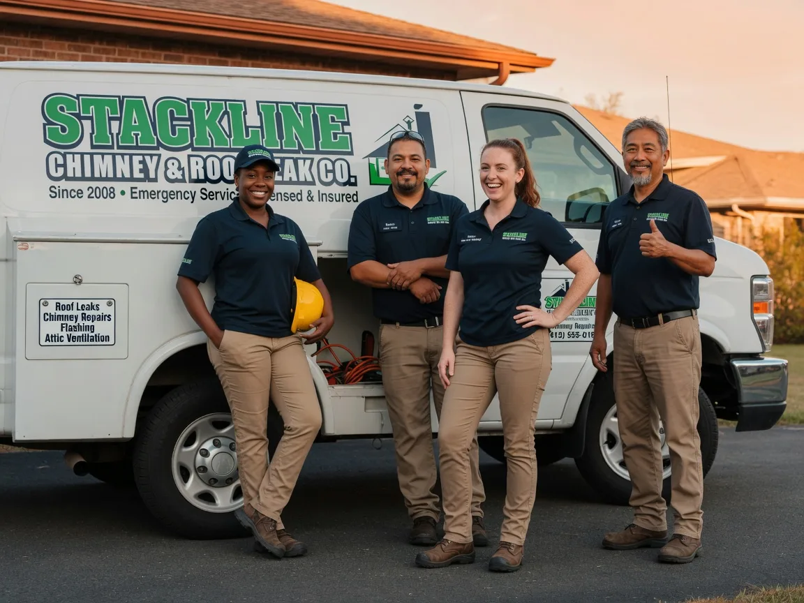 Chimney flashing repair company in Saucier, MS